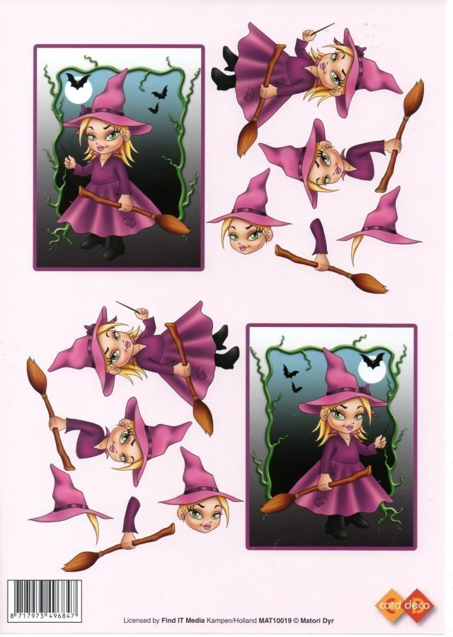 3D "° HALLOWEEN...LIILA-ASUINEN NOITA"°