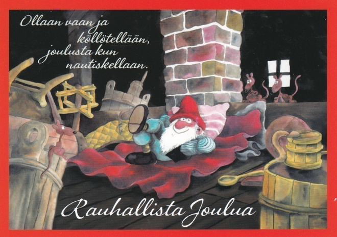 MAURI KUNNAS - TONTTU MAKOILEE VINTILLÄ - 1