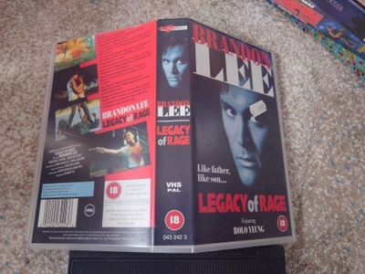 Legacy of rage - Brandon Lee vhs