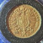 Saksa 20 markkaa 1873 Wilhelm I kultaa - pikkukuva 2