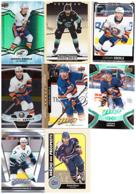 8 x JORDAN EBERLE Kraken, Islanders
