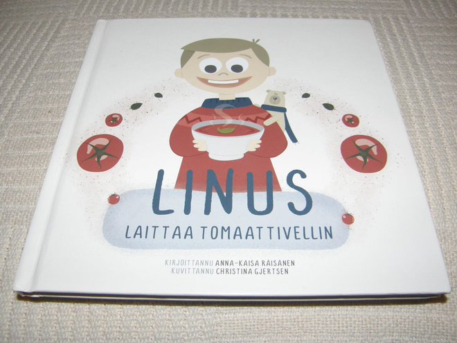 Räisänen - Gjertsen Linus laittaa tomaattivellin