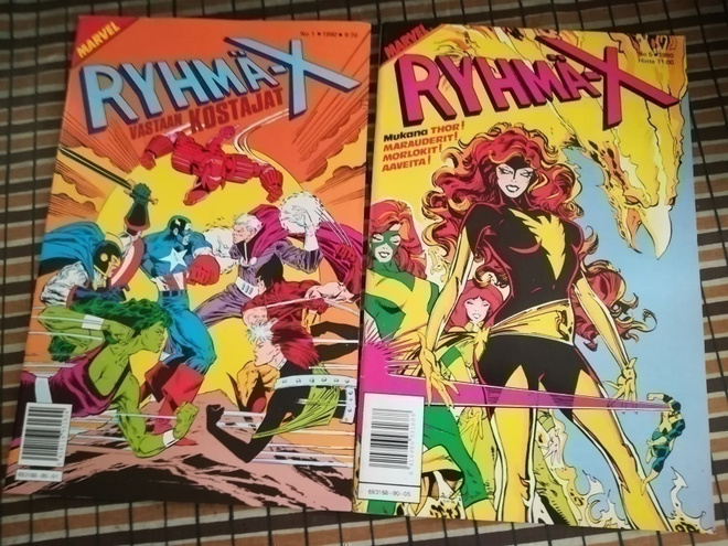 Paketti Marvel-sarjakuvia; Gambiitti ja Ryhmä-X, yhteensä 3