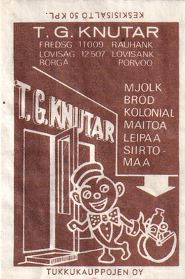 Porvoo - Borgå  T. G. Knutar Rb575