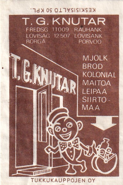 Porvoo - Borgå  T. G. Knutar Rb575