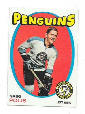 1971-72 Topps #41 Greg Polis , Pittsburgh Penguins RC