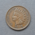 Indian Head one cent 1899 USA - pikkukuva 1