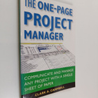 Clark A. Campbell : The One-Page Project Manager - Commun... - pikkukuva 1