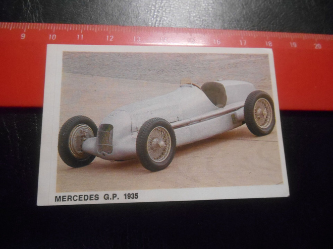 K13. Jenkki Vanhat autot tarrakuvina # MERCEDES G.P. 1935