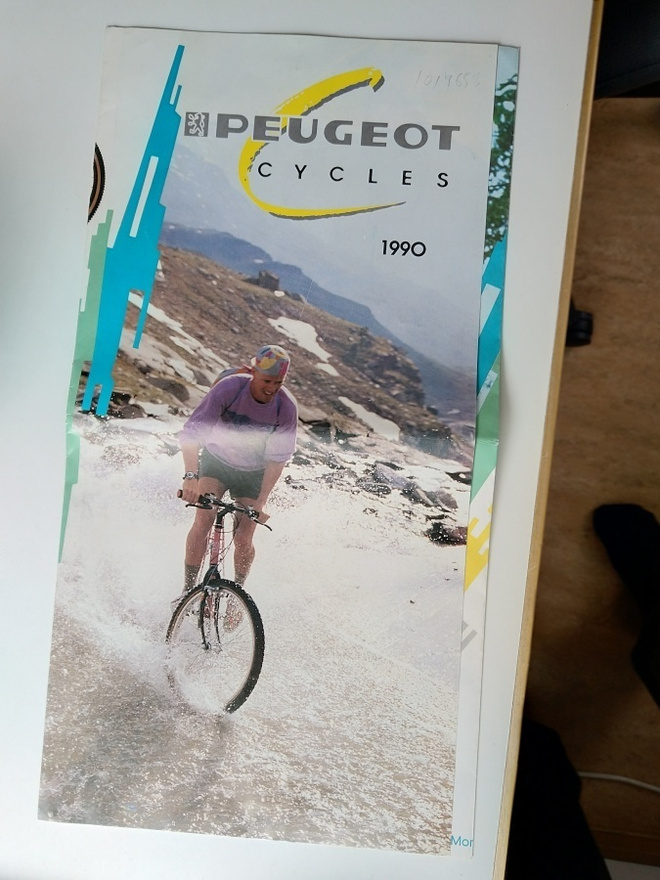 Peugeot cycles 1990 myyntiesite