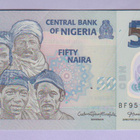 Nigeria 50 Naira v.2023 UNC P-40 (Polymer) siirtymä painossa - pikkukuva 1