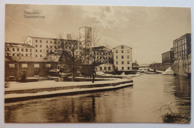 Tampere, talvinen kuva keskustasta