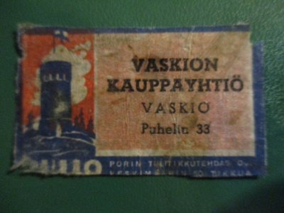 TT ETIKETTI - VASKIO VASKION KAUPPAYHTIÖ  ET S-2