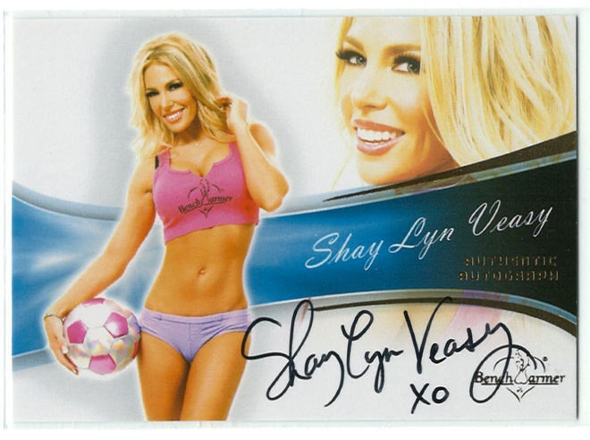 Bench Warmer Bubble Gum 2013 Autograph Shay Lyn Veasy