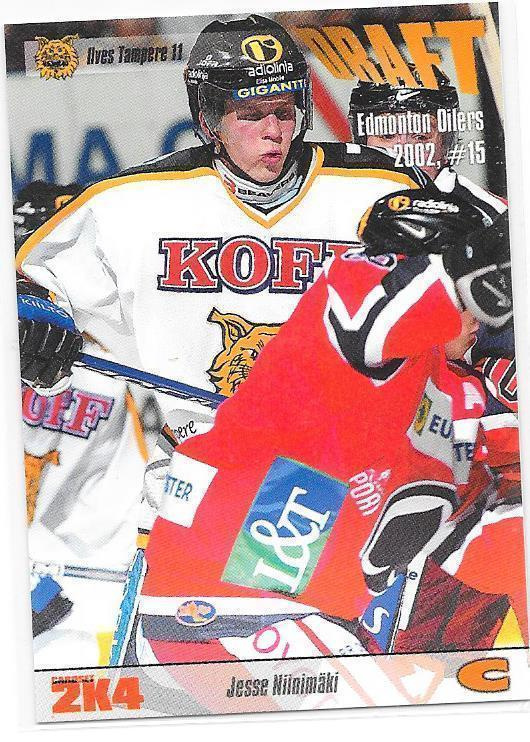 2003-04 CardSet #49 Jesse Niinimäki Ilves