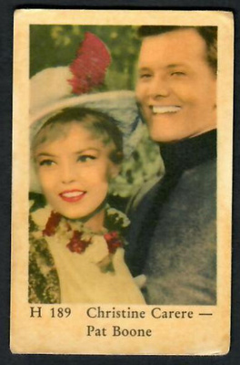 Keräilykuva - Christine Carere - Pat Boone H 189