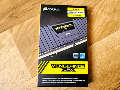 Corsair 32GB muistia DDR4 3200MHz
