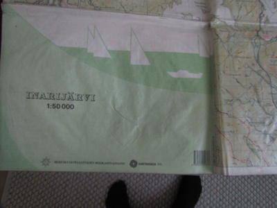 Inarinjärven kartta