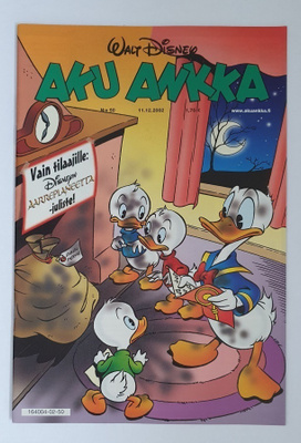 Aku Ankka # 50 / 2002 – Aarreplaneetta -juliste