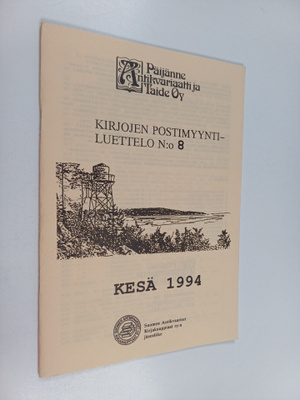 Kirjojen postimyyntiluettelo n:o 8 kesä 1994