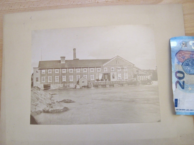 VANHA Valokuva Tehdas Mikä Paikkakunta? 1880-l