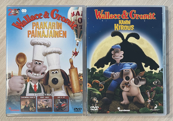 Nick Park: WALLACE & GROMIT -kokoelma (1989-2008) 3DVD