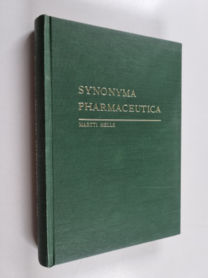 Martti Helle : Synonyma pharmaceutica