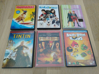 Lasten/nuorten dvd-paketti
