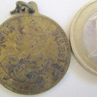 VANHA Mitali Saksan Keisari Wilhelm-II + Friedrich 1800-l - pikkukuva 1