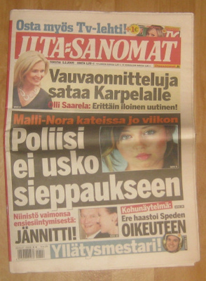 Ilta sanomat -lehtiä