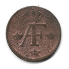 Ruotsi 1 ÖR, S.M., 1760, ½ Skilling 1802; Venäjä 2 kop - pikkukuva 2