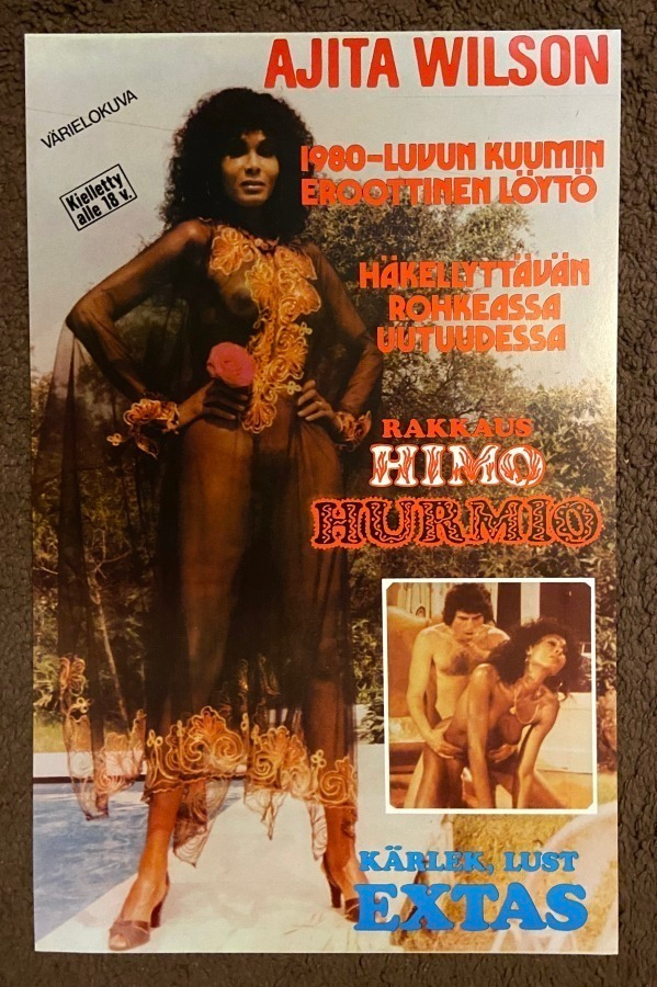 Vanha elokuvajuliste: Rakkaus, himo, hurmio