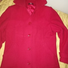 Premoda-punainen 44/42 =L /XL) isonappinen talvi takki - pikkukuva 1