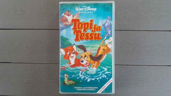 VHS: Topi Ja Tessu (Walt Disney Klassikot 1981/?)