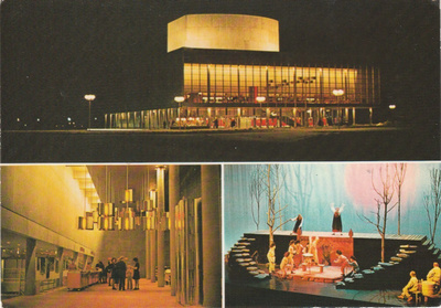 Postikortti, OULU, Kaupunginteatteri, lue!