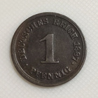 Saksa 1 Pfennig 1887E - pikkukuva 1