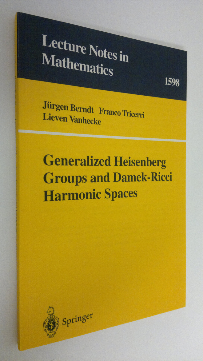 Jurgen Berndt : Generalized Heisenberg groups and Damek-R...