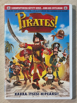Pirates! (2012) & Uusi lyhytelokuva (2DVD) animaatiokomedia