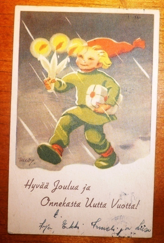 Martta Wendelin : Tonttu tuo lahjan (K10)