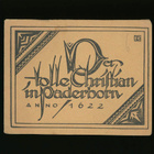 Saksa Notgeld 25, 50, 75 Pfg, 1, 2 Mk, Paderborn 1921, UNC - pikkukuva 1