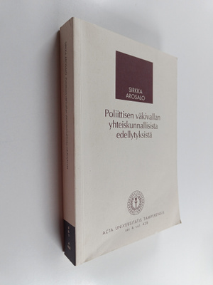 Sirkka Arosalo : Poliittisen väkivallan yhteiskunnallisis...
