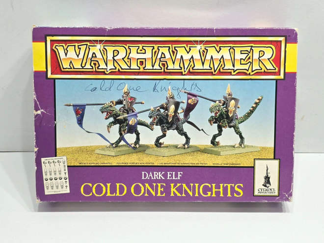 WHFB - Dark Elf Cold One Knights laatikko