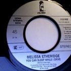 MELISSA ETHERIDGE : YOU CAN SLEEP WHILE I DRIVE: VINYYLI 7" - pikkukuva 3