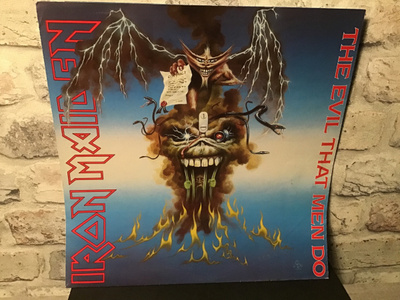 IRON MAIDEN: The Evil That Man Do 12”