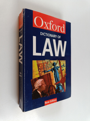 Elizabeth A. Martin : Oxford dictionary of law