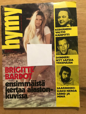 Hymy lehti 10/1974 Brigitte Bardot