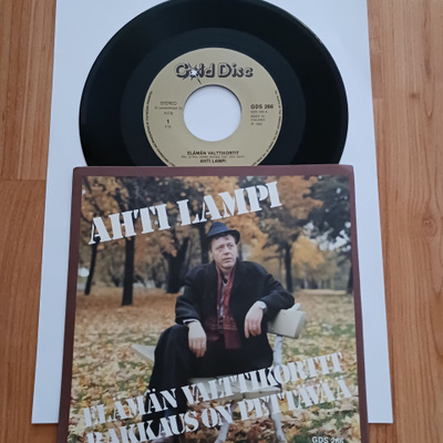 Ahti Lampi – Elämän Valttikortit 7" ps orig 1980 mint