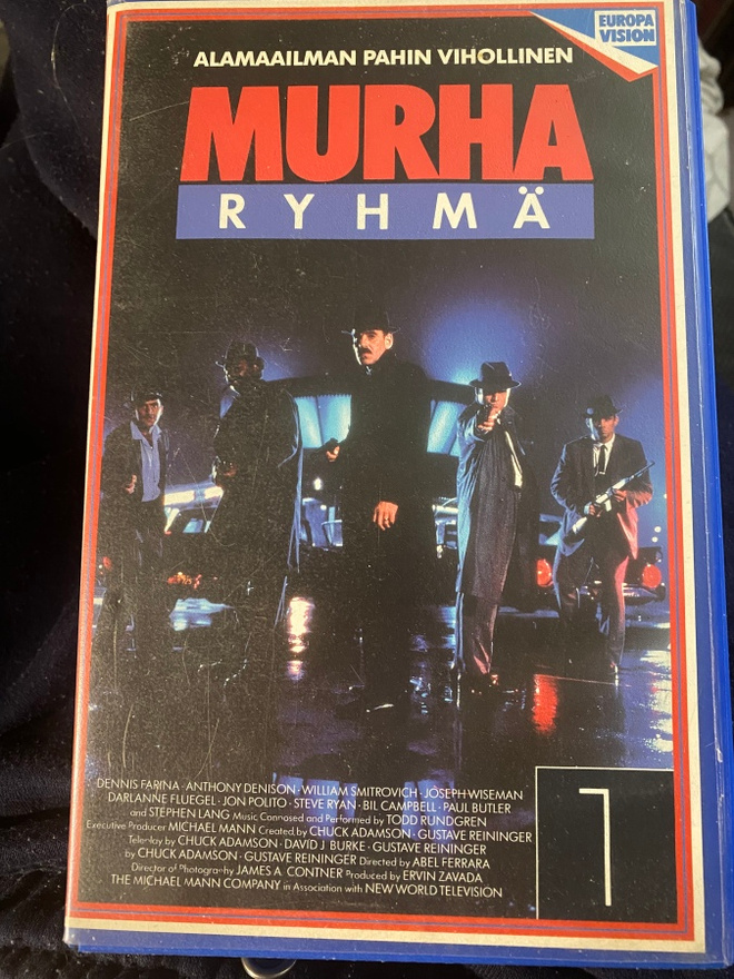 Murharyhmä 1 (Crime Story) VHS 1986 - ABEL FERRARA