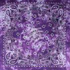 Viper Bandana, Violetti Paisley, 50x50cm 100% Puuvillaa UUSI - pikkukuva 1