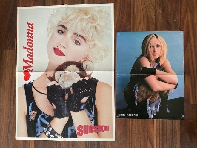 Madonna julisteet ja keräilykuva